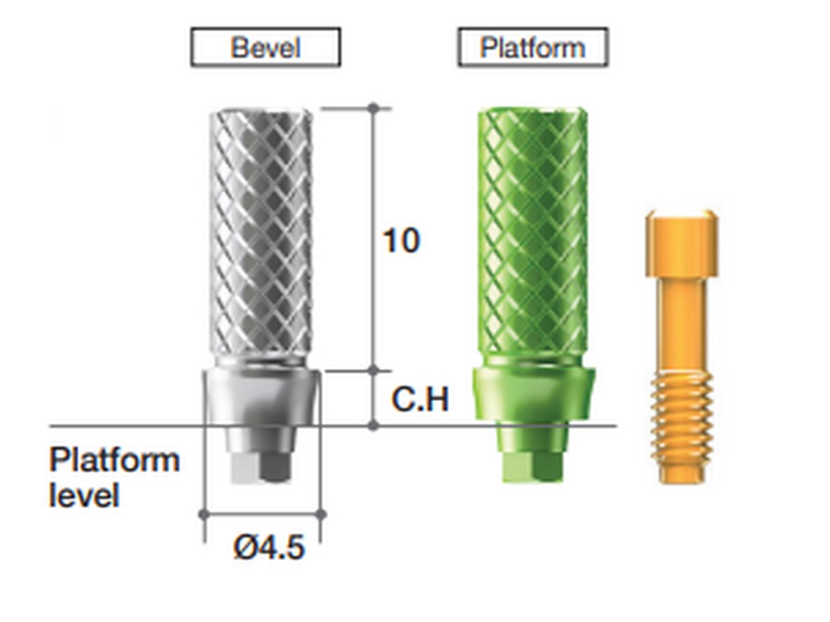 AnyRidge Extra Temporary Abutment (Type - Platform)