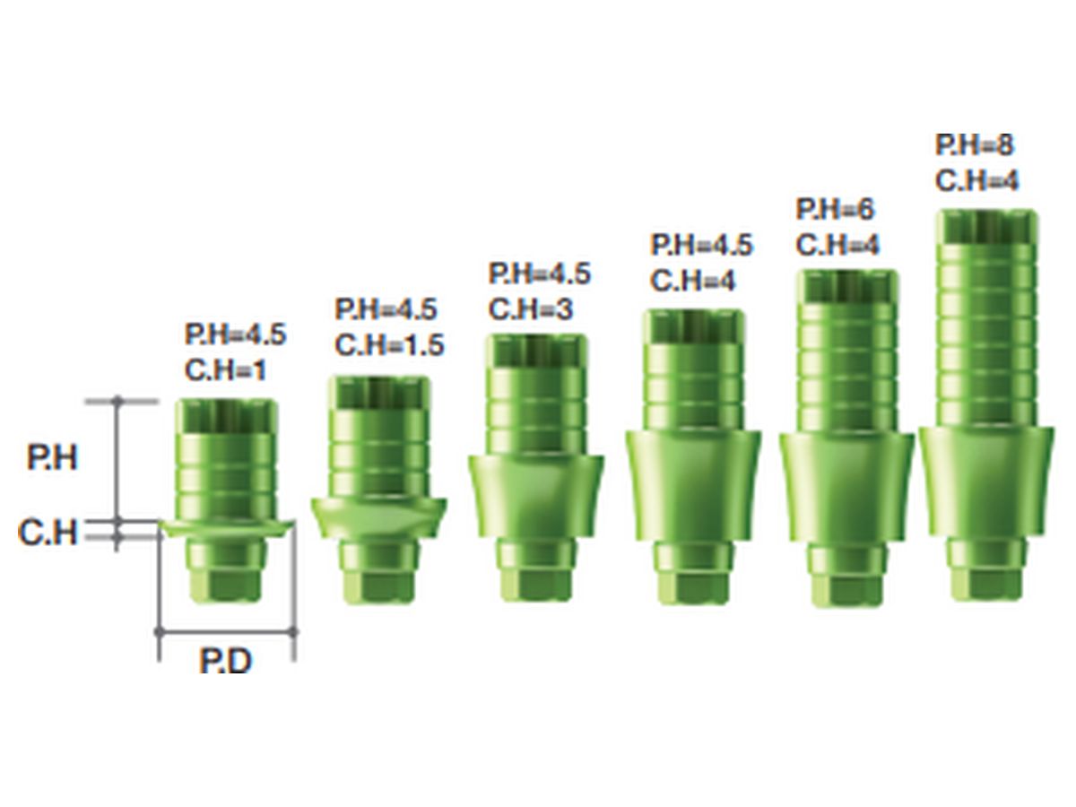 AnyRidge ZrGen Extra Abutment Core 4.0 (Locked)