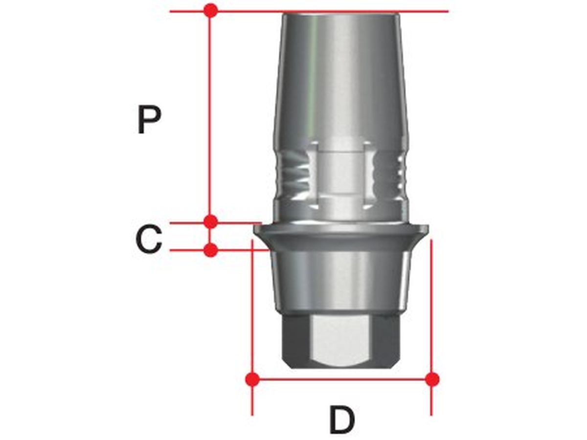 Blue Diamond CEREC ZrGEN Abutment-NC